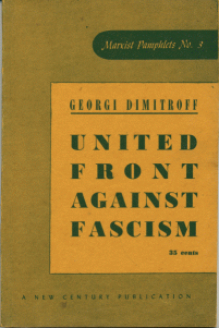 United Front Against Fascism by Georgi Dimitroff
